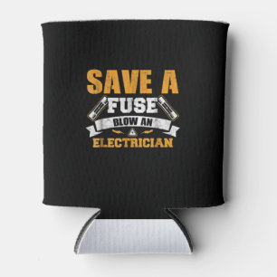 Porta-lata Salve Um Fusível Explodir Um Presente Elétrico