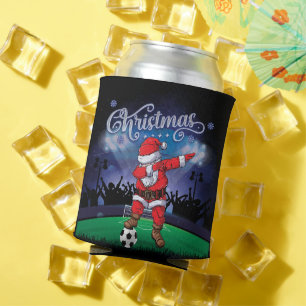 Porta-lata Santa Claus Christmas Soccer Mug