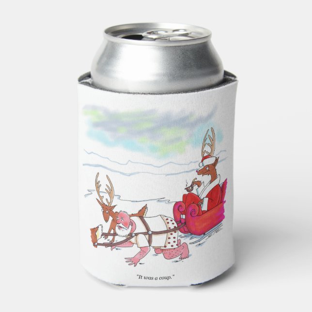 Porta-lata Santa Claus Coup can cooler (Can Front)