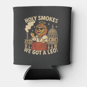 Porta-lata Santa Fumaça Papa Leão XIV Igreja Cristã