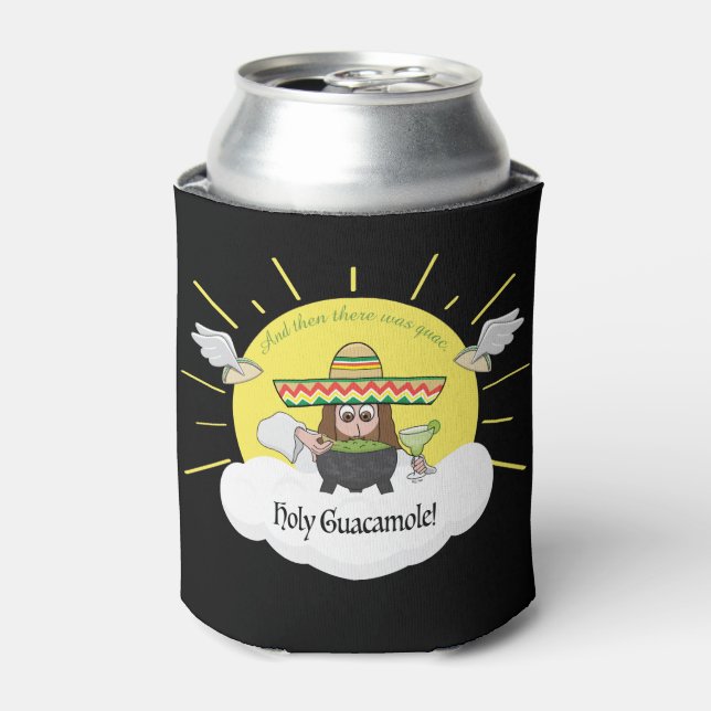 Porta-lata Santa Guacamole pode resfriar (Can Front)