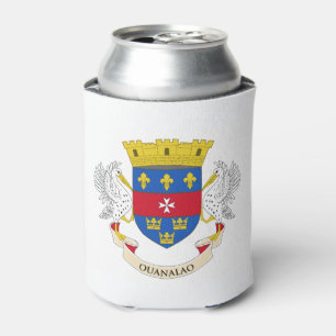 Porta-lata Santo Barthélemy Flag