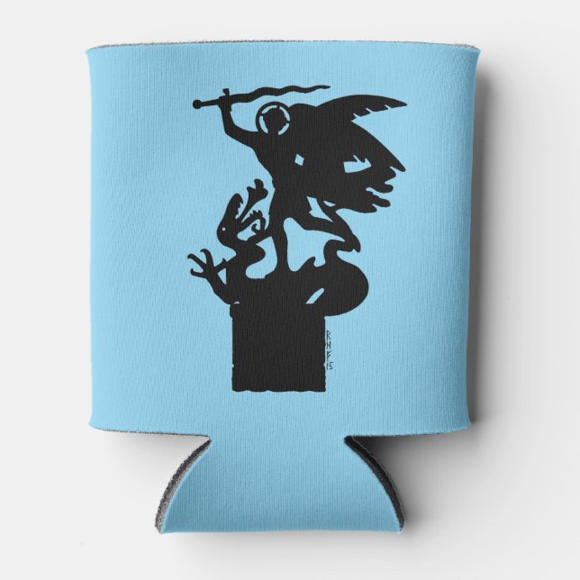 Porta-lata Santo Michael e Dragon (Frente)