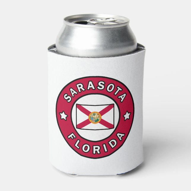 Porta-lata Sarasota Flórida (Can Front)