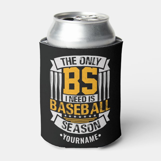 Porta-lata Sarcasmo Engraçado Baseball (Can Front)