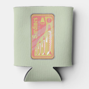 Porta-lata Sardinha no estilo poster