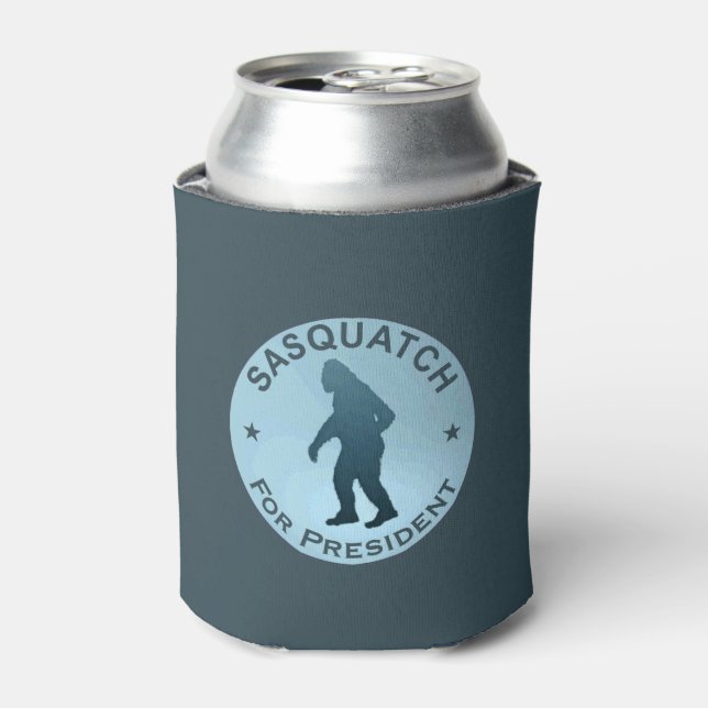 Porta-lata Sasquatch Para Presidente (Can Front)