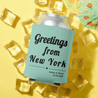 Porta-lata Saudações de Nova York - Favor de casamento person