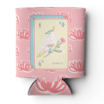 Saúde a Bird Mahjong Can Cooler