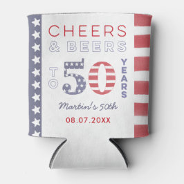 Porta-lata Saúde E Cerveja A 50 Anos 50ª Festa de aniversário