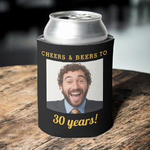 Porta-lata Saúde e Cervejas 30 anos Foto de aniversário