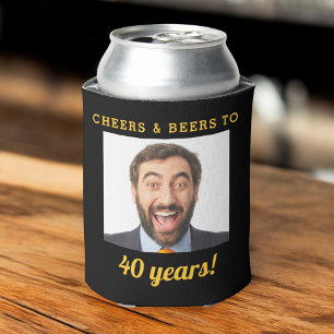 Porta-lata Saúde e Cervejas 40 anos Foto de aniversário