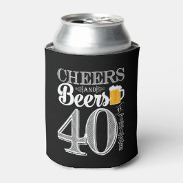 Porta-lata Saúde e Cervejas a 40 anos podem resfriar