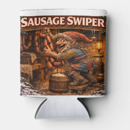 Porta-lata Sausage Swiper Yule Lad can cooler