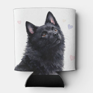 Porta-lata schipperke Raça de Cachorro Cozy com Corações