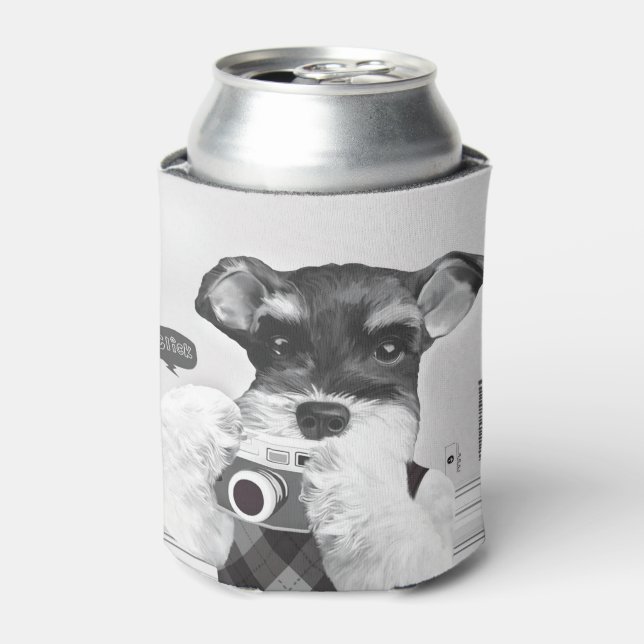 Porta-lata Schnauzer com câmera (Can Front)