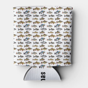 Porta-lata School Of Trout Rainbow, Brown , Outros Cooler