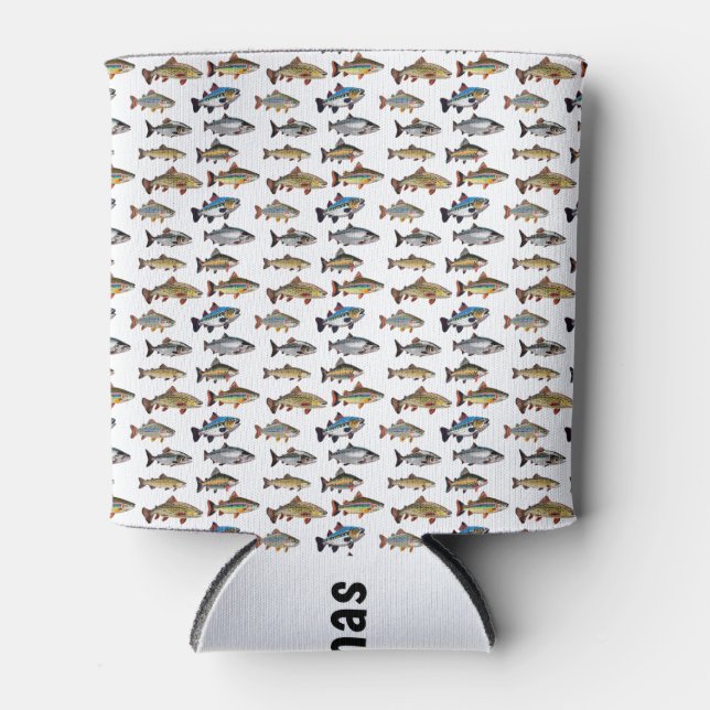 Porta-lata School Of Trout Rainbow, Brown , Outros Cooler (Frente)