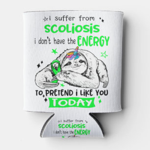 Porta-lata Scoliosis Awareness Month Ribbon Gifts