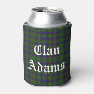 Porta-lata Scottish Clan Adams Tartan