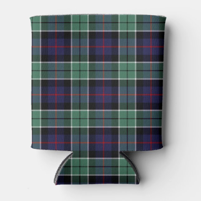 Porta-lata Scottish Clan Syme Tartan Xadrez (Frente)