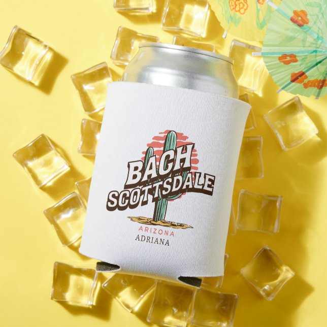 Porta-lata scottsdale bachelorette party cactus desert (Verão in situ)