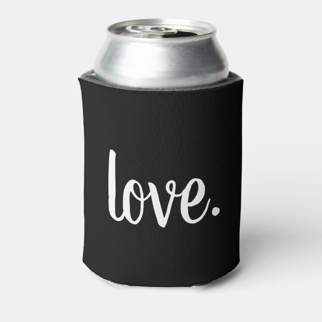 Porta-lata script chic LOVE. | (Can Back)