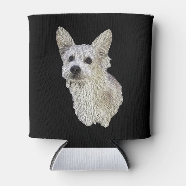 Porta-lata Scruffy Dog Coozie (Frente)