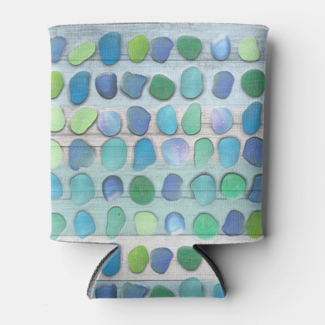 Porta-lata Sea Glass and Driftwood (Frente)