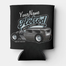 Porta-lata Sedan Hot Rod de Camurça Personalizado Speed Shop 