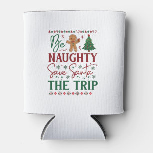 Porta-lata Seja Travesso Salve Viagem de Papai Noel Biscoito