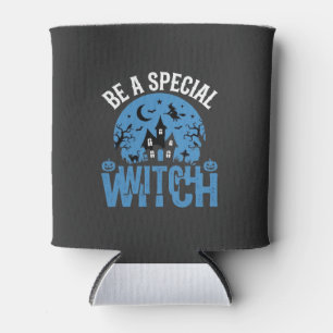 Porta-lata Seja um Design de Halloween de Bruxa Especial_1