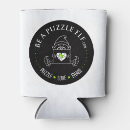 Porta-lata Seja um Elfo de Puzzle - Enfriador de Lata