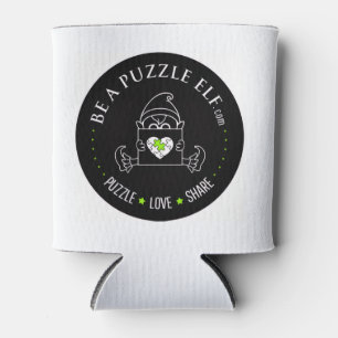 Porta-lata Seja um Elfo de Puzzle - Enfriador de Lata