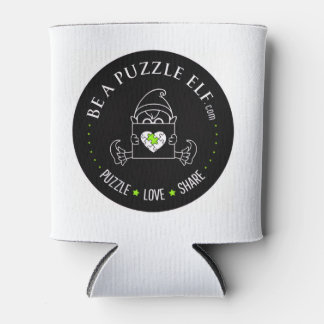 Porta-lata Seja um Elfo de Puzzle - Enfriador de Lata