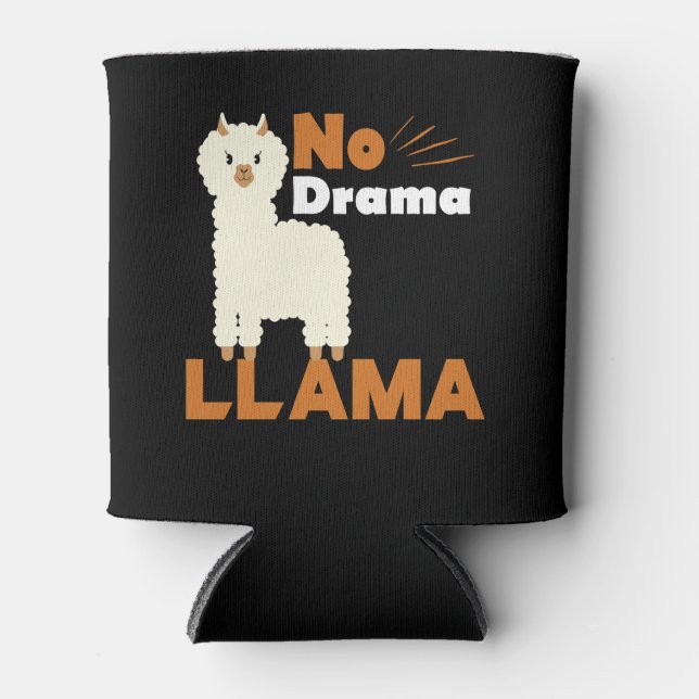 Porta-lata Sem Drama Llama (Frente)
