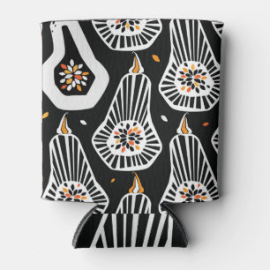 Porta-lata Sementes de Bombas Estilizadas: Design sem costura