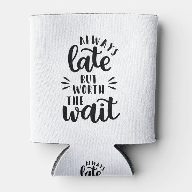 Porta-lata sempre atrasado, mas vale a pena esperar (Frente)