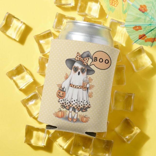 Porta-lata Senhora Fantasma sofisticada em vestidos de festa (Verão in situ)