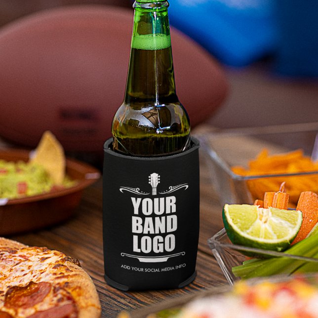 Porta-lata Seu logotipo de Banda (Several sizes to choose from for cans and bottles.)