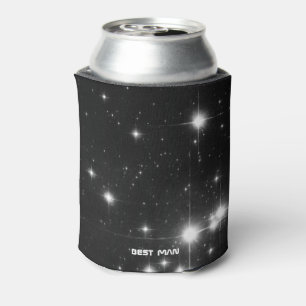 Porta-lata Seu nome com estrelas no melhor homem do espaço p