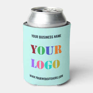 Porta-lata Seu nome de logotipo Promocional do site pode resf