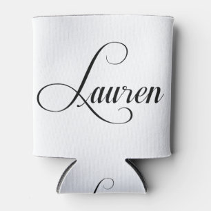 Porta-lata Seu Nome É Lauren Calliografia