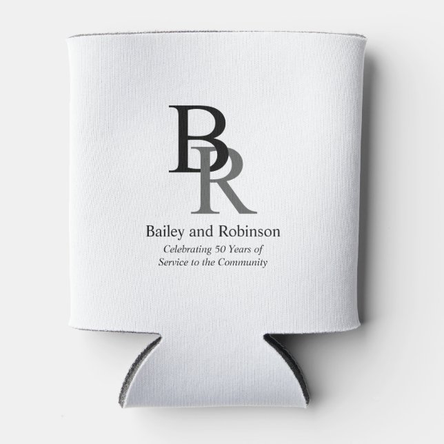 Porta-lata Seu Promocional profissional da empresa de logotip (Frente)