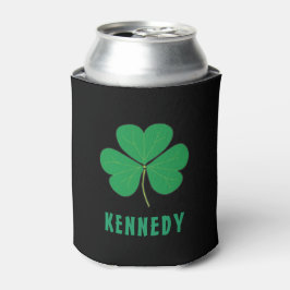 Porta-lata Shamrock Green Clover Ireland Celular Irish Name