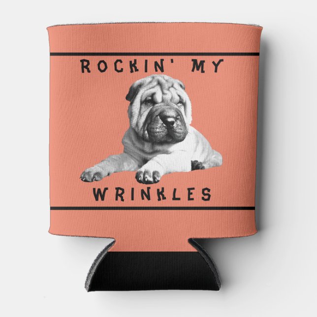 Porta-lata Shar Pei Can Cooler Incrível (Frente)