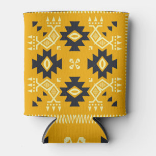 Porta-lata Shawl quadrado, paisley floral batik.