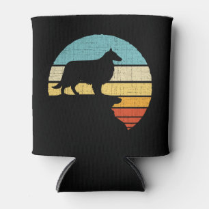 Porta-lata Sheltie Shetland Sheepdog Retro Vintage Dog Lover