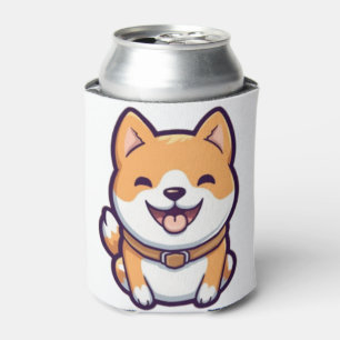 Porta-lata Shiba Inu, um belo cartoon
