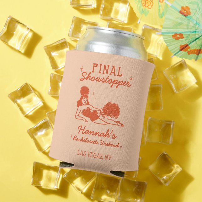 Porta-lata Showgirl Final Showstopper Solteirona (Verão in situ)